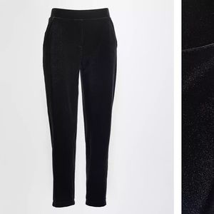 NWT LOFT Tall‎ Women's Velvet Tapered Pull On Pants
